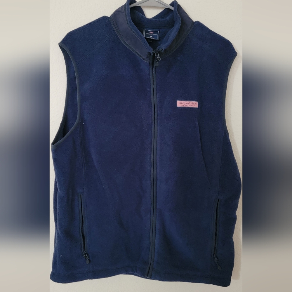 Vineyard‎ Vines Medium Blue Fleece Vest